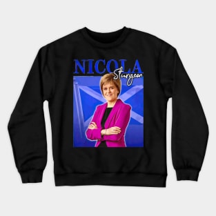 Nicola Sturgeon Retro Crewneck Sweatshirt